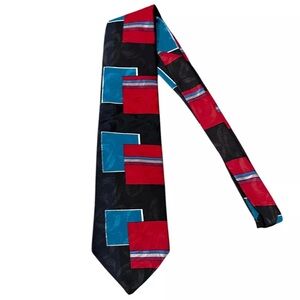 Stylish Multicolor Geometric Men's Tie